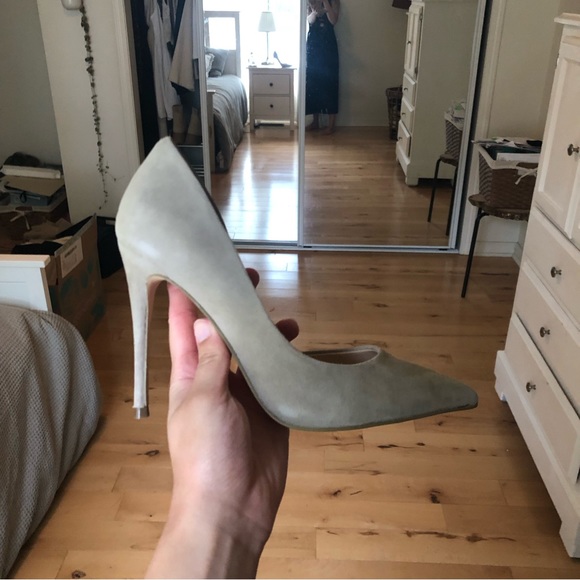 Steve Madden Grey Suede Stilettos - Picture 3 of 13